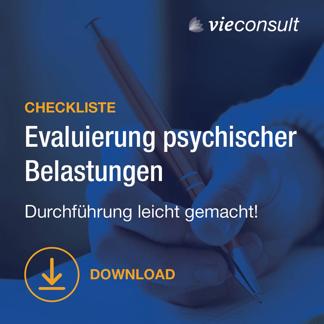 Checkliste Evaluierung psychischer Belastungen als PDF zum Download